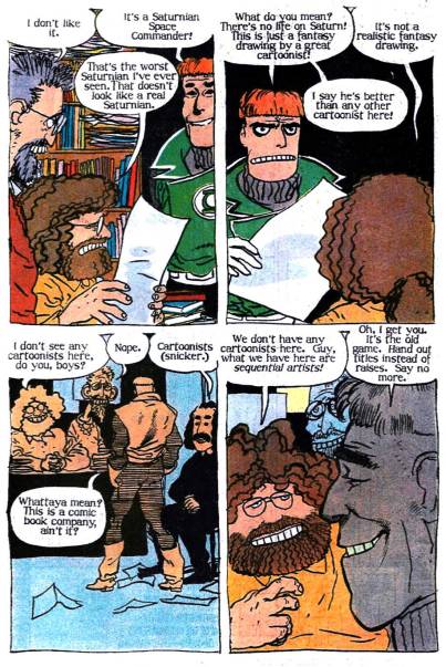 no cartoonists here